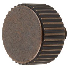 Hendel & Hendel Barrington Round Cabinet Knob - 32mm Diameter - Bronze Hendel & Hendel Barrington Round Cabinet Knob - 32mm Diameter - Bronze