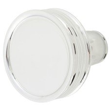 Heritage Brass by M Marcus Venetian Round Cabinet Knob - 32mm Diameter - Polished Chrome
