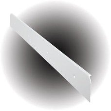 Exel 630mm Aluminium Worktop Edging End Cap - 40mm Worktop Thickness - White Exel 630mm Aluminium Worktop Edging End Cap - 40mm Worktop Thickness - White