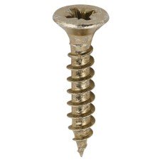 TIMCO Classic Pozi Countersunk Wood Screws - 3.0 x 16mm - Yellow Zinc - Pack of 200