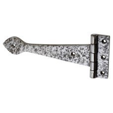 Olde Forge Tudor Plain Door Tee Hinge - 229 x 85mm - Polished Iron - Pair