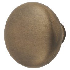 Alexander & Wilks Wade Round Cabinet Knob - 38mm Diameter - Antique Brass