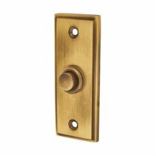 Heritage Brass by M Marcus Stepped Bell Push - 83 x 33mm - Antique Brass