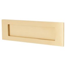 Letter Plate - 306 x 100mm - Satin Brass