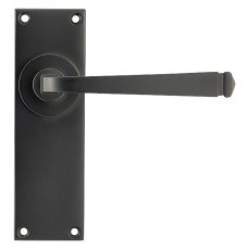 From The Anvil Aged Bronze Latch Door Handle - Avon Range - 152 x 48mm