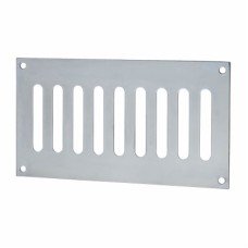 Exel Plain Slotted Vent - 165 x 89mm - 3040mm² Free Air Flow - Satin Stainless Steel