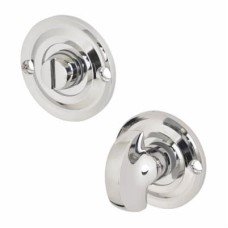 Hampstead Bathroom Turn & Release - 43mm Diameter - Polished Chrome