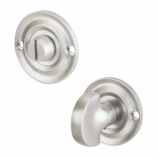Hampstead Bathroom Turn & Release - 43mm Diameter - Satin Chrome