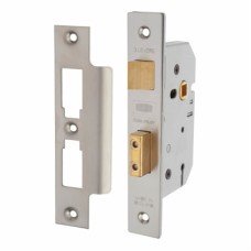 UNION 2277 3 Lever Sashlock - Keyed Alike Number M136MM - 65mm Case - 44.5mm Backset - Satin Chrome