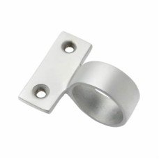 Exel Centre Mounting Sash Window Ring Lift - 30mm Diameter - Satin Chrome
