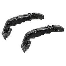 Blum CLIP Top Zero Protrusion Soft Close Cabinet Hinge - 155° - Sprung - Overlay - Black Onyx - Pair