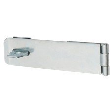 Light Duty Safety Hasp & Staple - 150mm Length - Bright Zinc Plated
