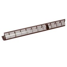 Trimvent XHD16 uPVC/Timber Window Vent - Grille - 352 x 16mm - Brown