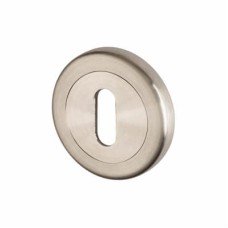 Hampstead Escutcheon - 50mm Diameter - Keyhole - 316 Satin Stainless Steel