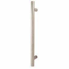 Exel 30mm T-Bar Door Pull Handle - Bolt Fix - 450mm Centres - Satin Stainless Steel