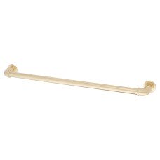 Exel 6mm Pipe Style D-Bar Cabinet Pull Handle - 320mm Centres - Satin Brass