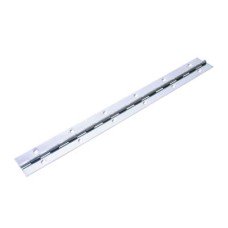 Exel Heavy Mild Steel Continuous Piano Hinge - 2134 x 76 x 1.2mm - Zinc Plated