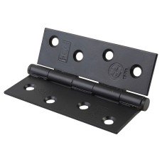 Plain Steel Grade 7 Butt Fire Door Hinge - 100 x 70 x 2mm - Matt Black - Pair Plain Steel Grade 7 Butt Fire Door Hinge - 100 x 70 x 2mm - Matt Black - Pair