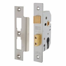 UNION 2249 Euro Profile Sashlock - 65mm Case - 44.5mm Backset - Satin Stainless Steel