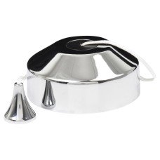 Knightsbridge 5 - 100W 1 Way Trailing Edge LED Pull Cord Dimmer Switch - Polished Chrome