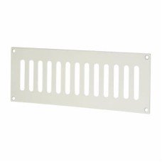 Exel Plain Slotted Vent - 242 x 89mm - 4370mm² Free Air Flow - Satin Aluminium