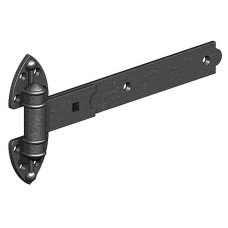 GateMate Heavy Duty Reversible Hook & Band Gate Hinge - 450 x 50mm - Epoxy Black - Pair GateMate Heavy Duty Reversible Hook & Band Gate Hinge - 450 x 50mm - Epoxy Black - Pair