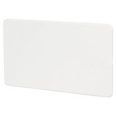 Knightsbridge 2 Gang Blank Plate - Matt White