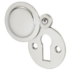 Hampstead Covered Escutcheon - 33 x 43mm - Keyhole - 316 Polished Stainless Steel