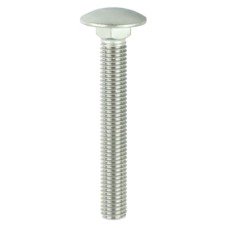 TIMCO Carriage / Coach Bolt - M10 x 75mm - A2 Stainless Steel - Pack of 5