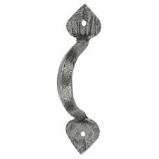 Olde Forge Gothic D-Bar Cabinet Pull Handle - 71mm Centres - Pewter