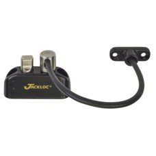 Jackloc Pro-Twist Push & Turn Cable Window Restrictor – Black