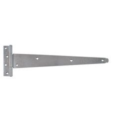 Medium Duty Gate/Door Tee Hinge - 250 x 90mm - Zinc Plated - Pair