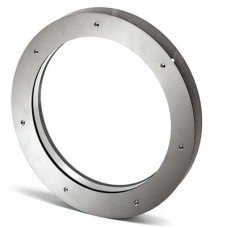 North 4 Designs Twin Glazed Round Vision Panel - 447mm Diameter - Brushed Stainless Steel