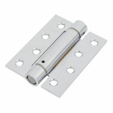 Adjustable Self Closing Fire Door Spring Hinge - 102 x 76 x 3mm - Polished Chrome - Pack of 3 Adjustable Self Closing Fire Door Spring Hinge - 102 x 76 x 3mm - Polished Chrome - Pack of 3