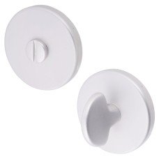 Urfic Easy Click Bathroom Turn & Release - 52mm Diameter - Satin Aluminium