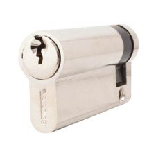 Exel 5 Pin 61mm Euro Single Cylinder - 50 + 11mm - Polished Nickel - Keyed to Differ