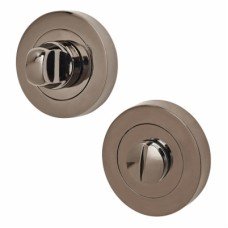 Excel Bathroom Turn & Release - 52mm Diameter - Black Nickel