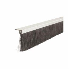 Barrier Brush Strip F3 - Brush Size 34mm - 3000mm Length - Inward/Outward Opening Doors - Aluminium