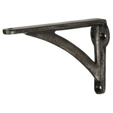 Olde Forge Curved Shelf Bracket - 110 x 80mm - Pewter Effect