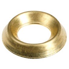 TIMCO Surface Cup - Suit No. 10 Gauge - Electro Brass - Pack of 50