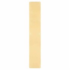 Hampstead Solid Brass Plain Finger Plate - 600 x 100 x 1.5mm - Polished
