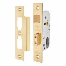 UNION Oval 2241 Sashlock - 77mm Case - 57mm Backset - Polished Brass