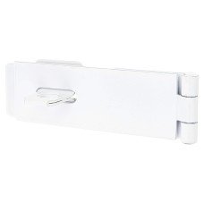 Light Duty Safety Hasp & Staple - 114 x 37mm - White
