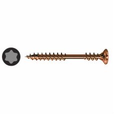 SPAX T-Star Plus Facade Torx Countersunk Wood Screws - 4.5 x 60mm - Antique A2 Steel - Pack of 100