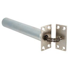 Concealed Chain Door Closer - Square Plate - Polished Chrome