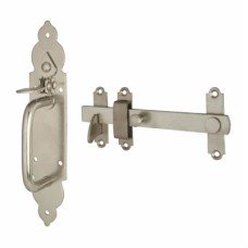 GateMate Heavy Duty Gothic Suffolk Gate Thumb Latch - 255 x 50mm - 316 Stainless Steel