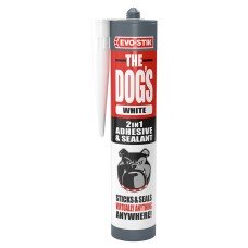 Evo-Stik The Dog's Multi-Purpose Sealant & Adhesive - 290ml - White