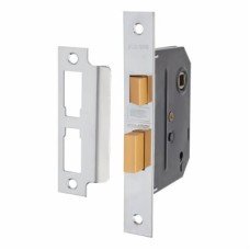 UNION 2295 2 Lever Sashlock - Keyed Alike Number M40H - 63mm Case - 44.5mm Backset - Polished Chrome