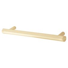 Exel Filton 11mm T-Bar Cabinet Pull Handle - 128mm Centres - Satin Brass