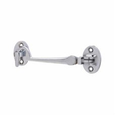 Exel Cabin Hook & Eye - 100mm Length - Polished Chrome